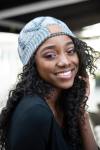 Aron Beanie - Charcoal With Grey Accent