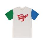 Mens Three Tone Banana Tee - - White XL