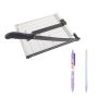 A4 Paper Trimmer Paper Cutter Crafts Paper Guillotine Plus 1 Pen Knife & 1 Double Head Craft Cutting Pen - 829-4