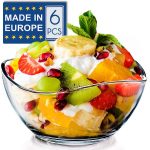 Glass Bowls For Kitchen Prep Snack Dessert Dips And Candy Dishes Or Nut Bowls Set Of 6 7 1 4 Oz - Smartware
