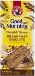 Bakers Good Morning Breakfast Biscuits Chocolate Biscotti