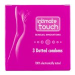 Intimate Touch Dotted Condoms - 3's