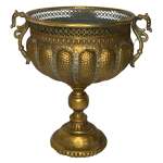 Iron Vase 41X32X44CM Gold