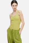 Ribbed Thong Body - Green