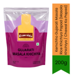 Gujarati Masala Rice Khichiya Papad Masala Khichiya Chawal Ka Papad 200G - Authentic Traditional Spiced Rice Flour Snack With