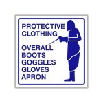 Protective Clothing Safety Sign M083