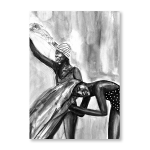 Anna & I Grey Art Print - A1