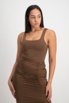 Thandi Square Neck Bodysuit - Pinecone - S