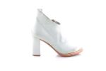 Women's Jade Green Leather Heel