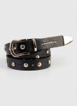 Sissy Boy Slimsy Stud Belt - XL Black