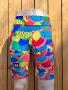 High Waist Ladies Cycling Shorts - Melons - Ladies XL - 38