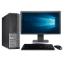 Dell Optiplex 7020 Sff Desktop Combo- Intel Core I5 4TH Gen 8GB DDR3 256GB SSD 19" Wide Monitor Ms Windows 10 Pro 64-BIT Kaspersky