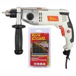 Tork Craft 1100W Impact Drill 13MM With Drill Bit Set TORKIT015