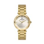 Ip Gold Premium Silver Dial 3 Hands Watch