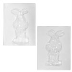 Standing Bunny Front And Back Pair Mould E31