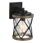 Tyler Glass And Aluminium Outdoor Wall Light