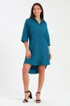 Ladies Amilia Button Down Shirt Dress