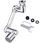 Universal 1080 Swivel Faucet Extender Sink Water Extension - Brass