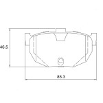 Ferodo Brake Pads Rear For Hyundai Kia