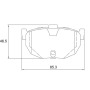 Ferodo Brake Pads Rear For Hyundai Kia