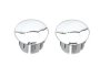 Lowrider Handlebar End Plugs Chrome.