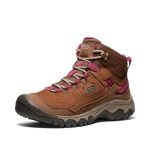 Keen Women's Targhee 4 Mid Height Durable Comfortable Waterproof Hiking Boots Bison beaujolais 5.5