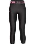Girls' Ua Heatgear Armour Ankle Crop Leggings - BLACK-010 Yxl