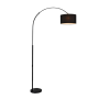 Modern Black Arch Fishing Style Floor Lamp