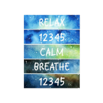 Amazon Sensory Textured Slogan Stickers Pack Of 5 - Water Ripple Texture