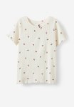Cotton On Raya Rib Baby Tee - Dark Vanilla cherries
