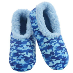 Snoozies Kids Blue Camo Snoozies Size: Medium