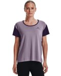 Women's Ua Rush Energy Short Sleeve - Club Purple Md