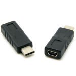 MicroWorld USB Type C To MINI USB Female Connector