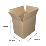 Top-loader Corrugated Shipping & Boxes Various Sizes - Stock Box 23 300 X 230 X 300MM