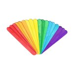 H-select Ice Cream Stick 9.4CM Assorted Colours 1X100