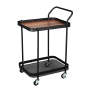 Black Tiered Serving Cart