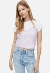 Sheer Lace Strappy Top - Purple