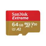 SanDisk Extreme Microsdxc 64GB Uhs-i Card Or 4K Video