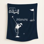 Fleece Navy Blue Golf Sport Set