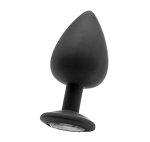 Shots Ouch Extra Large Diamond Butt Plug Black