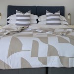 Amanda Cotton - Shapes Cobblestone white - 200 X 230 Cm Double