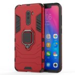 PC + Tpu Shockproof Protective Case With Magnetic Ring Holder For Xiaomi Pocophone F1 Red