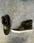 Puma Black High Ankle Fleece Lined Shoes Size 5 Adult