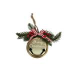 Goldair Gold Bell With Berries 10X2X24CM