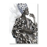 Bongi Blue Art Print - A4