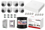 Hikvision 8CH Dome Cctv Kit With 1 Tb Hdd And Zatech Ready-made Cable