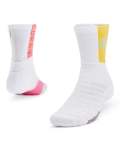 Adult Curry Playmaker Crew Socks - White Md