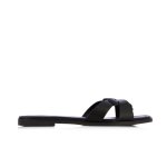 Filled Heart Mule -black