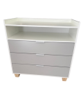Baby Compactum With Three Drawers & Open Shelf