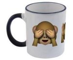 Emoji Hear No Evil - Sublimation Mug